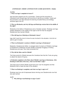 0. othello study guide questions final