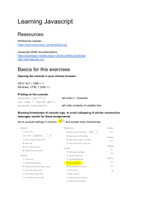 Javascript study guide
