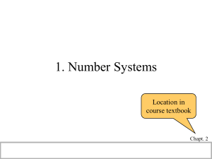 NumberSystems