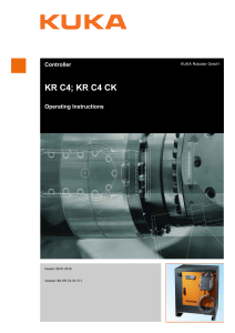 KUKA KR C4 Operating Instructions