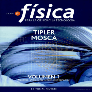 Física Tipler 5ta Edición Vol 1