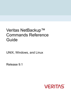 NetBackup91 Commands