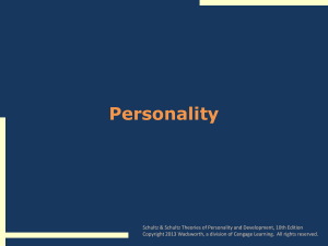 PSY100-Personality Lec 1