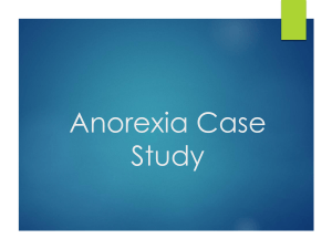 Anorexia Case Study