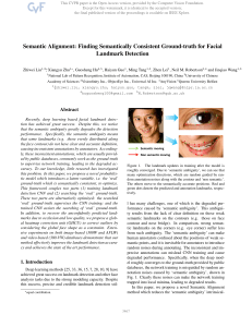 Liu Semantic Alignment Finding Semantically Consistent Ground-Truth for Facial Landmark Detection CVPR 2019 paper