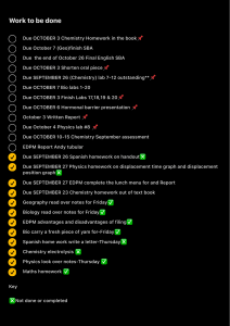 Student To-Do List: Assignments & Deadlines