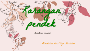 KARANGAN PENDEK