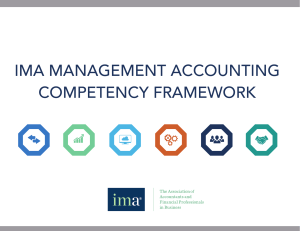 IMA Management Accounting Competency Framework
