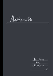 Mathe - Terme und Gleichungen