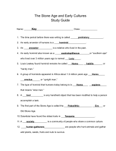 The Stone Age - Study Guide - Answers - Google Docs