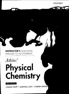 solution atkins physical chemistry 9th 2