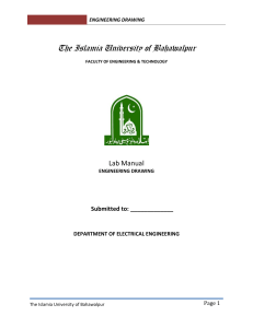 Engineering Drawing Lab Manual: AutoCAD Introduction