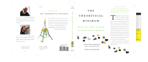 2013 - The Theoretical Minimum - Susskind & Hrabovsky
