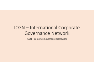 ICGN - International Corporate Governance Network