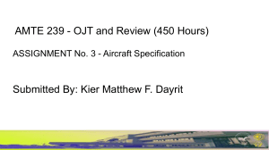 Kier Matthew Dayrit - Aircraft Specification