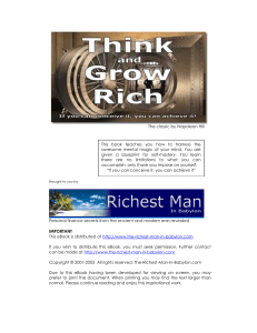 Napoleon Hill - Think And Grow Rich (Recommended by David DeAngelo)-The-Richest-Man-In-Babylon.com   (2003)
