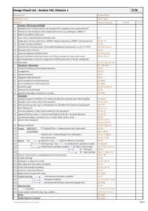 DESIGN CHECK LIST VIII-1 rev1