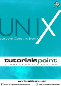unix tutorial