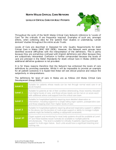 FINAL-Revised NWCCN levels of care