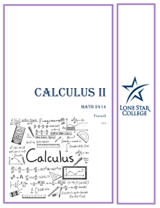 Calculus II Review Worksheet: Derivatives, Integrals, Volume