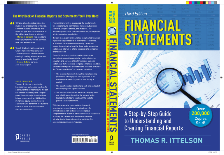 Financial Statements A Step by Step Guide To Understanding And 