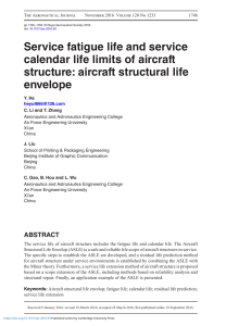 service-fatigue-life-and-service-calendar-life-limits-of-aircraft-structure-aircraft-structural-life-envelope