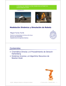 CINEMÁTICA DIRECTA E INVERSA (2011)(U.Chile)