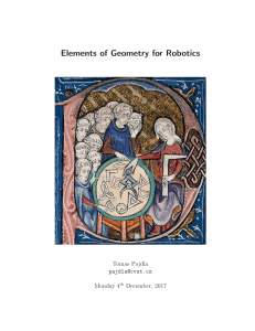 Elements of GEOMETRY for ROBOTICS (2017)(Tomas Pajdla)