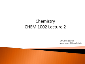 CHEM1002-Lec 1-Atomic structure and Isotopes 22-23