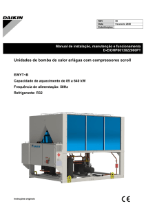 EWYT-B D-EIOHP013022000 Installation, Maintenance and Operation Manual Portuguese