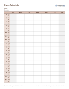 class-schedule-template