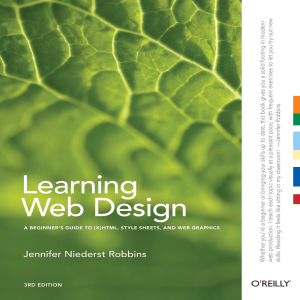 Learning Web Design A Beginners Guide to