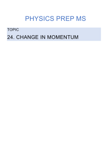 24.Change in momentum PREP MS