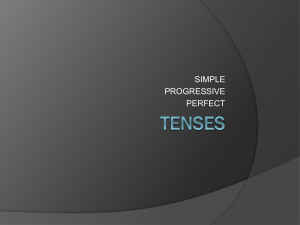 verb tenses (1)