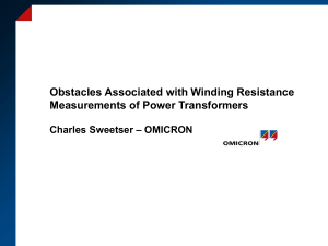 1-4 DC Winding Resistance TDW