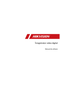 Manual de utilizare DVR HDTVI CU 16 CANALE VIDEO HYBRID HIKVISION DS-7216HQHI-F2NA16 AUDIO TURBOHD