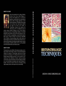 Histopathologic Techniques - Gregorios