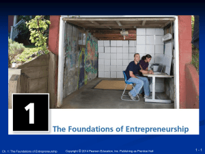 chp1 thefoundationsofentrepreneurship (1)