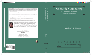 Scientific Computing Revised Second Edition
