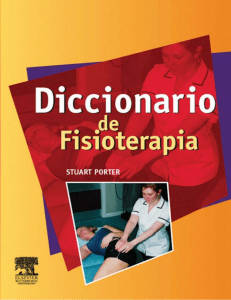 Diccionario de fisioterapia - Stuar Porter