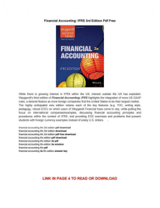 Financial Accounting IFRS 3rd Edition PDF Free