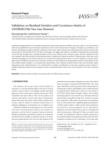 Validation on residual variation and covariance matrices