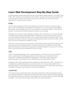 Learn Web Development Step-By-Step Guide