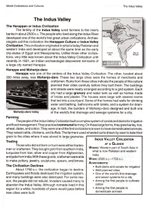 the indus valley worksheet (1)