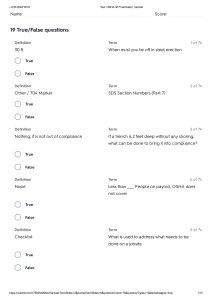 Test  OSHA 30 Final Exam   Quizlet