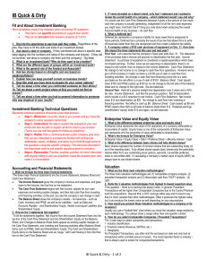 IB Basics! 2-pager