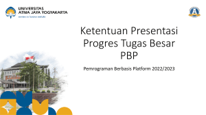 Ketentuan Presentasi Progres Tubes PBP (1)