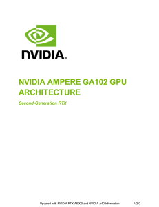NVIDIA AMPERE GA102 GPU ARCHITECTURE