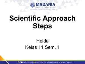 PPT Scientific Approach Steps