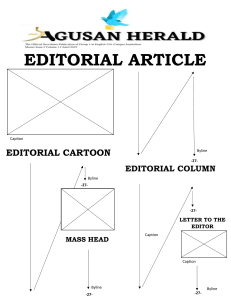EDITORIAL LAYOUT